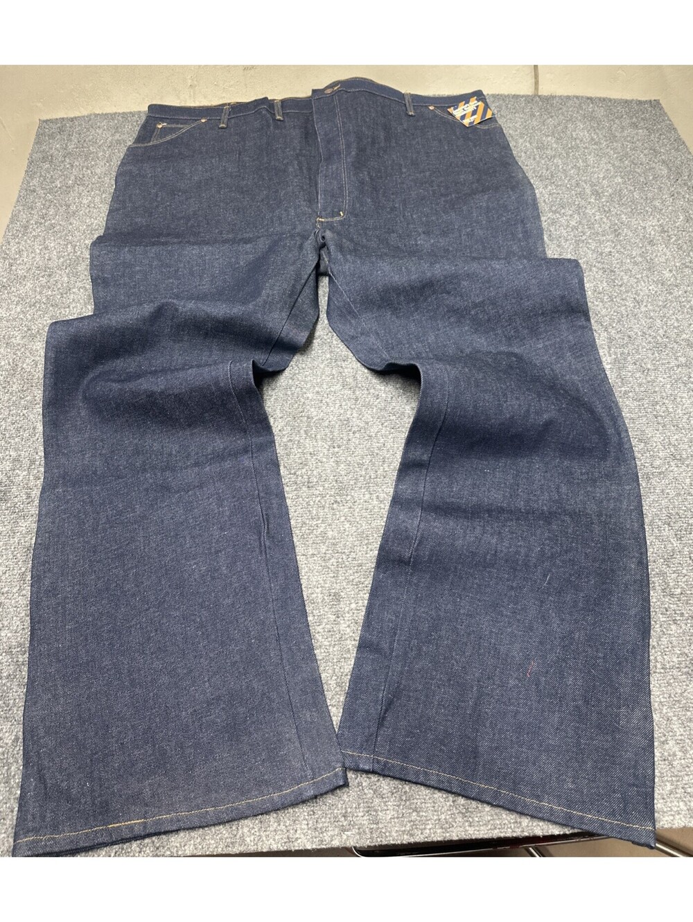 NWT Wrangler Big Ben Western Straight Leg VTG USA Made Blue Jeans Mens 52 X 34